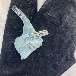 Pink Acid Wash Leggings